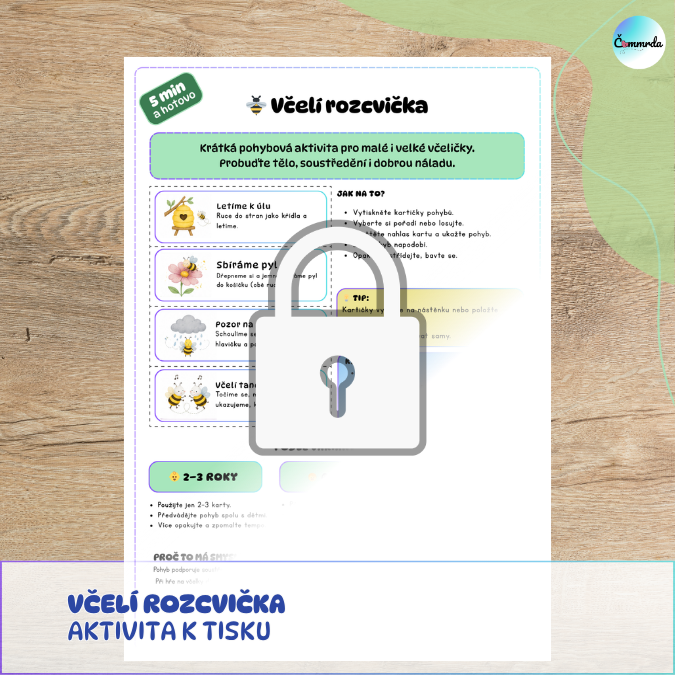 Včelí rozcvička - aktivity pro děti