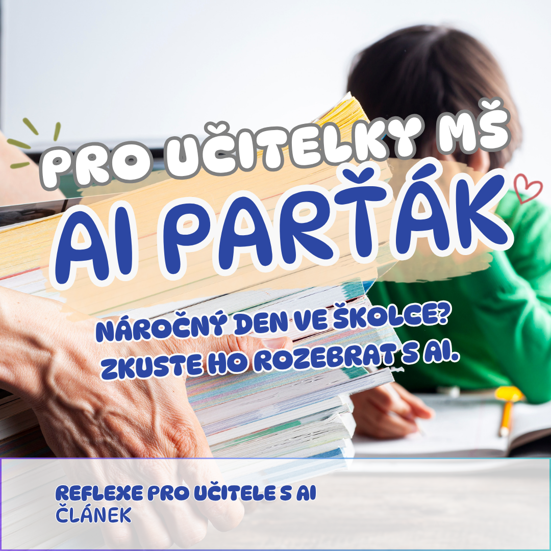 článek pro reflexi pro učitele mš, využítí AI, prompt AI