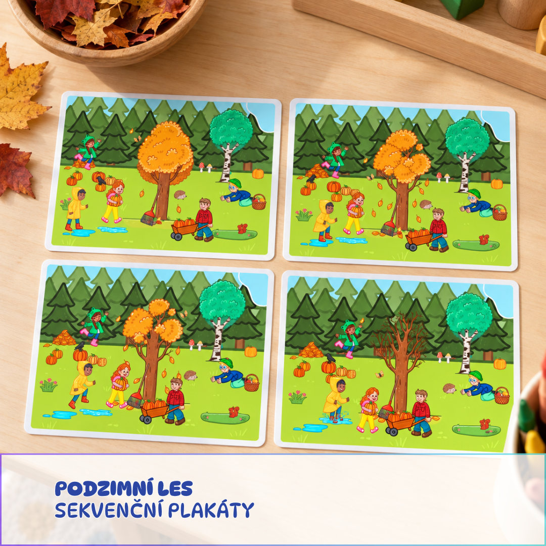 podzimní sekvenční plakáty
