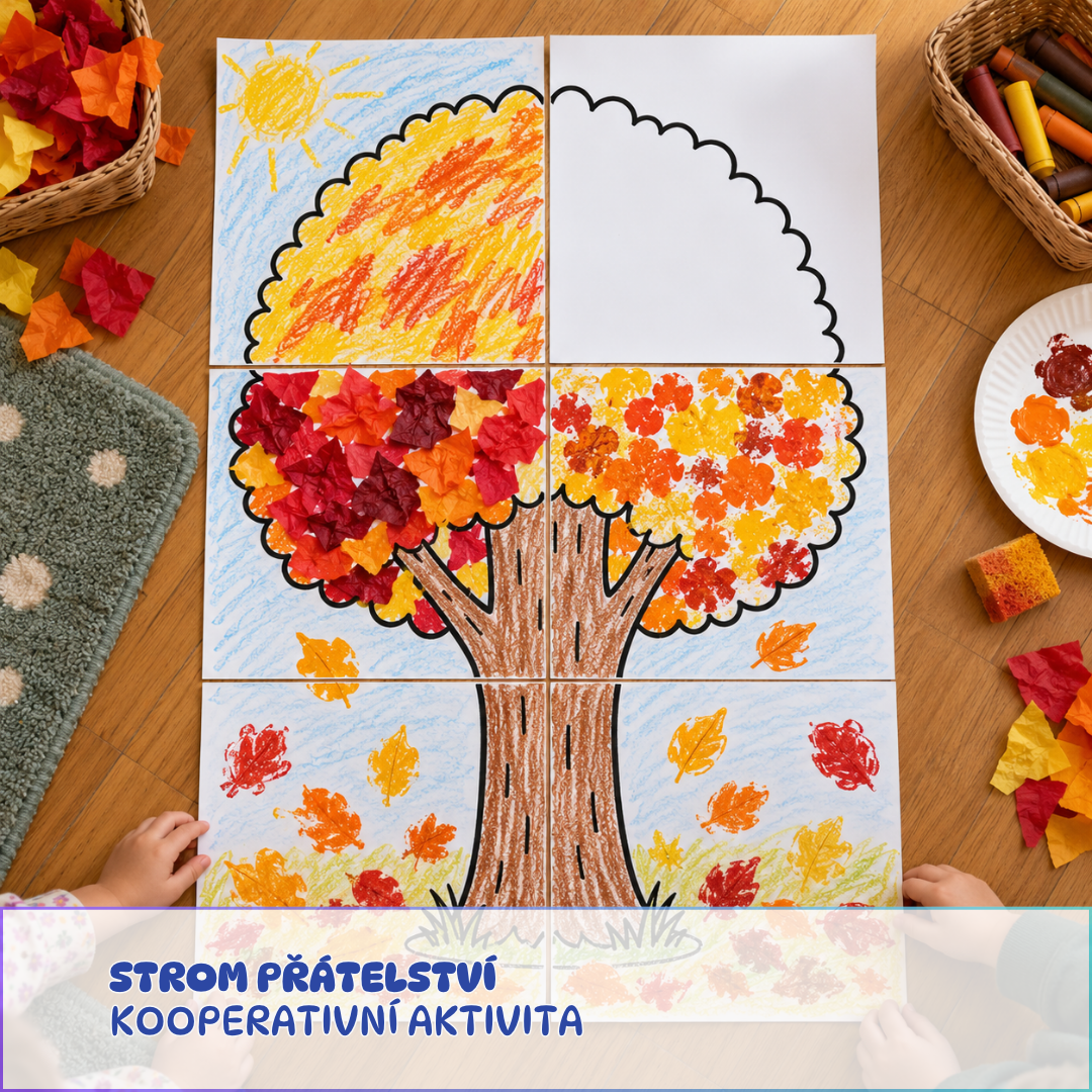 Strom přátelství - šablona k dotvoření