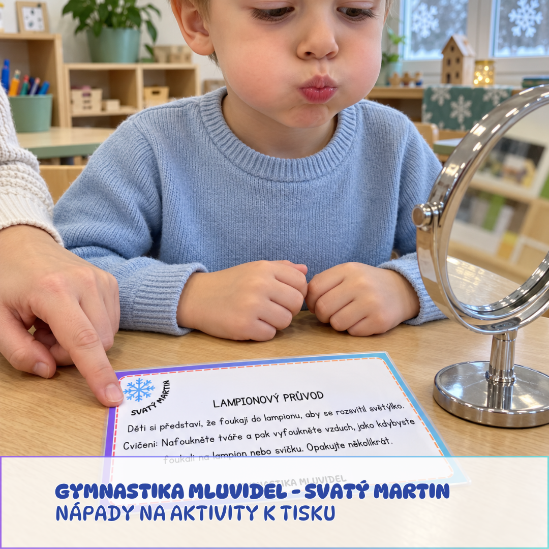 gymnastika mluvidel, svatý martin, logopedická prevence