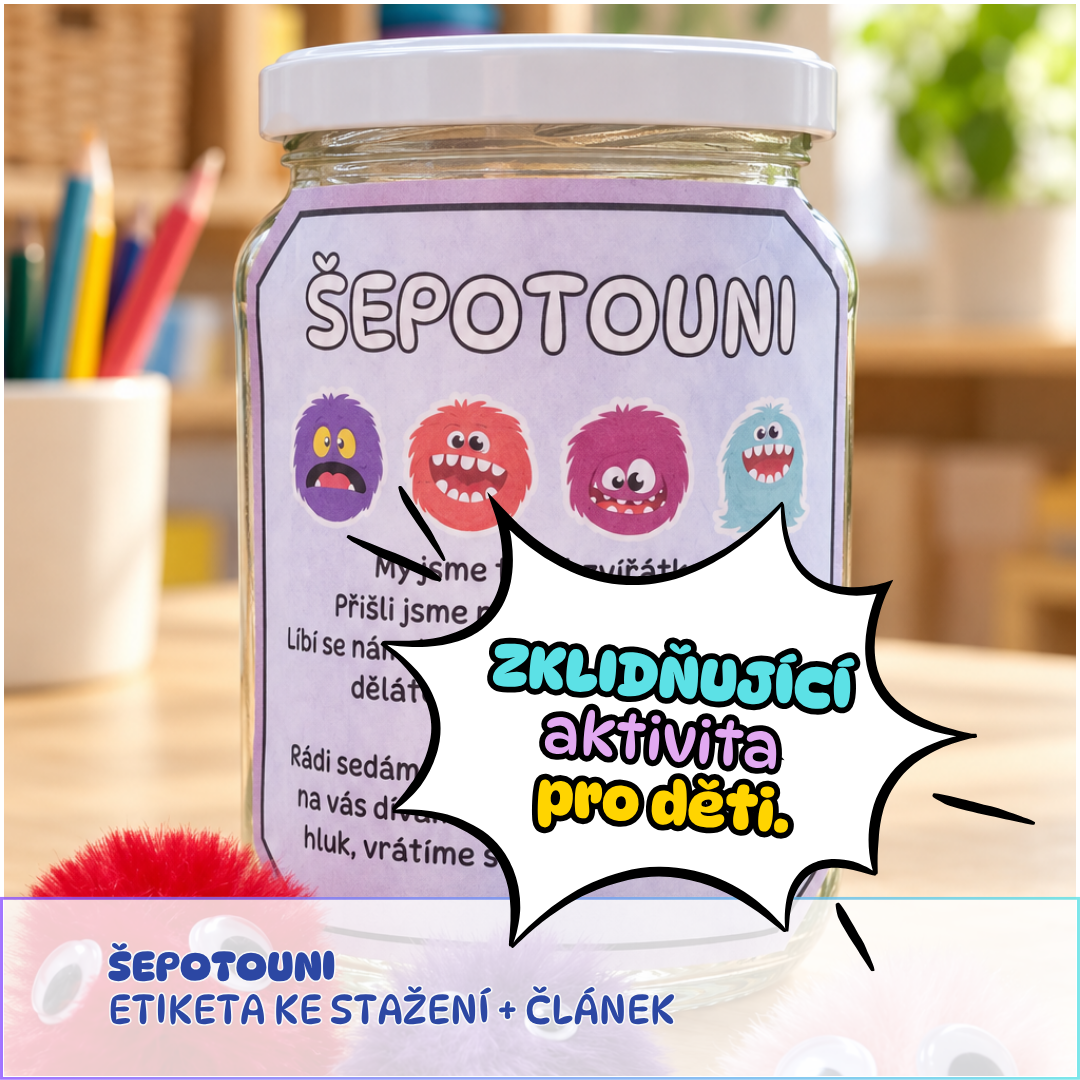 šepotouni, zklidňující aktivita do třídy
