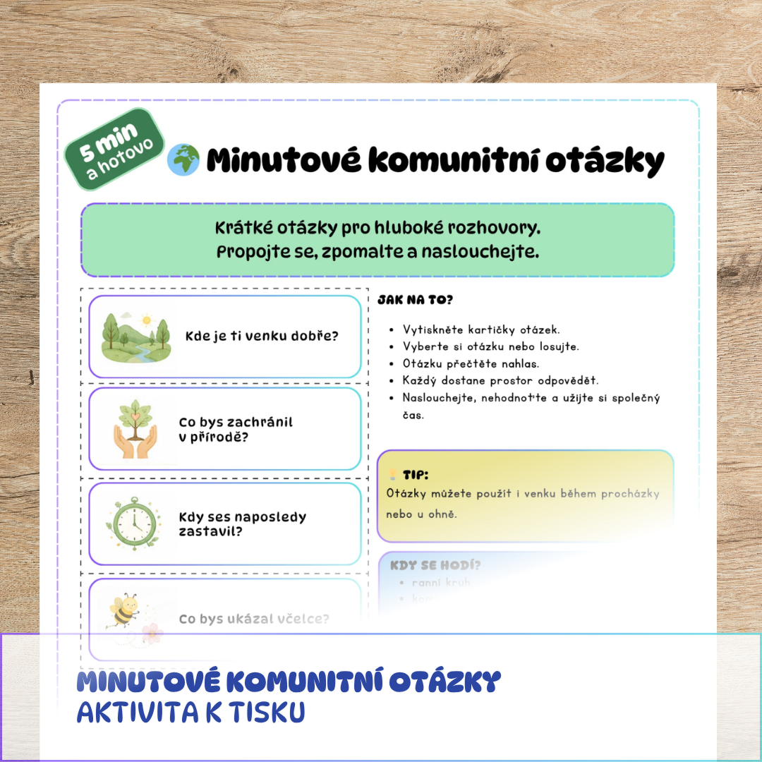 Minutové komunitní otázky