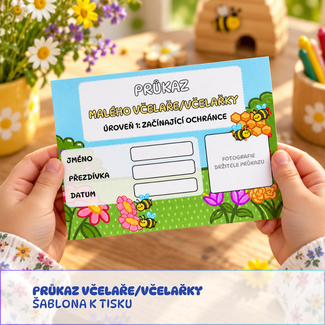 Průkaz včelaře pro děti